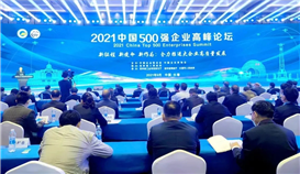 2021中國企業500強、中國民營企業500強榜單發布，集團繼續榮登雙榜！